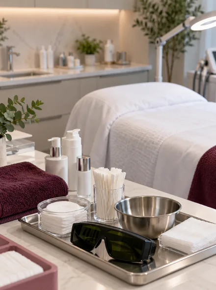 Treatment suitability and screening before aesthetic skincare services