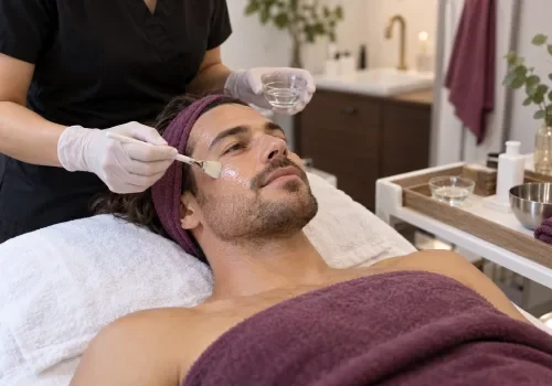 Professional chemical peel treatments