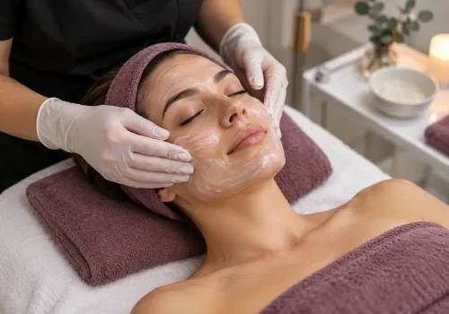 Professional facial treatments for different skin concerns