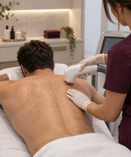 Men’s laser hair removal in Regina